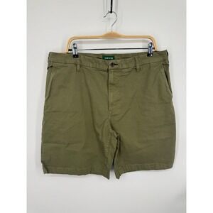 NWT Orvis Jackson Quick Dry Stretch Twill Chino Short Mens 40 Olive Green Button